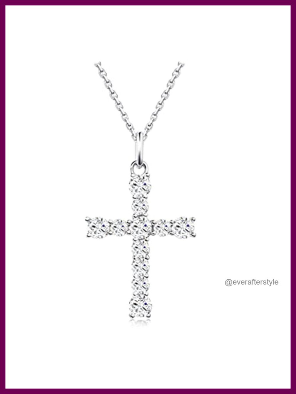 S.Leaf Cross Necklace - 925 Sterling Silver Gold Plated Pendant